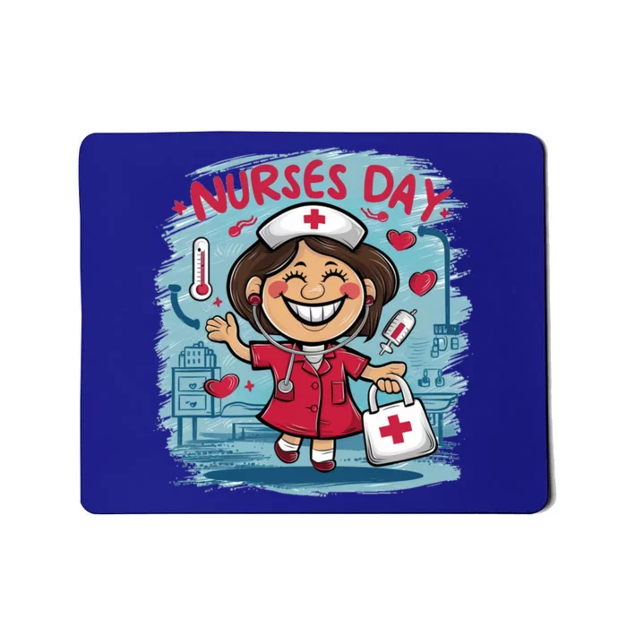 International And National Nurses Day Happy Nurses Day Cute Gift Mousepad