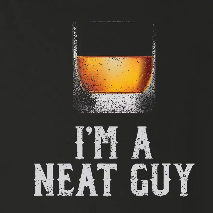 Im A Neat Guy Whiskey Neat Bourbon Drinker Toddler Long Sleeve Shirt