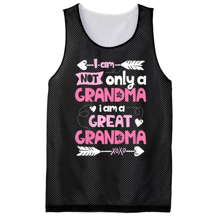 I Am Not Only A Grandma Family Women Great Grandma Mesh Reversible Basketball Jersey Tank