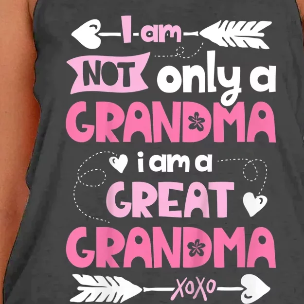 I Am Not Only A Grandma Family Women Great Grandma Women's Knotted Racerback Tank