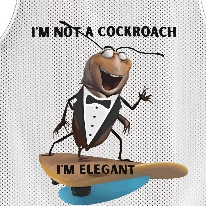 I Am Not A Cockroach Elegant Worm Mesh Reversible Basketball Jersey Tank