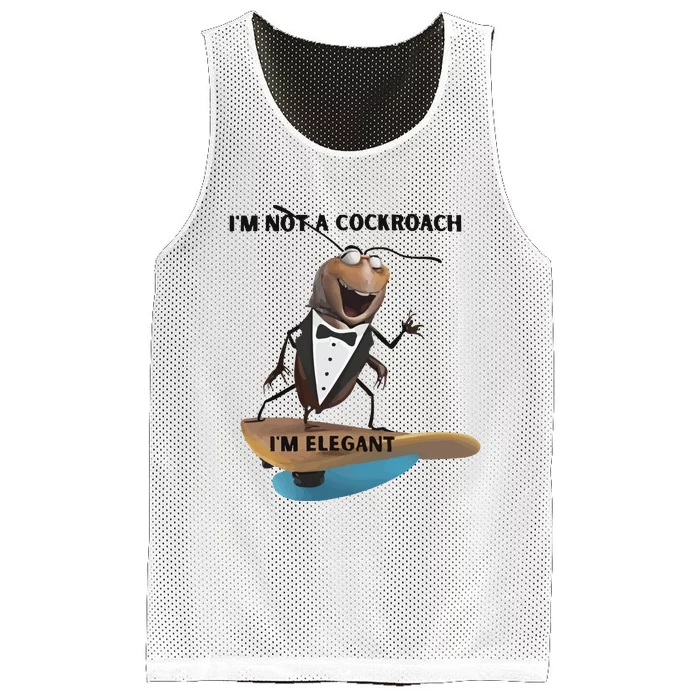 I Am Not A Cockroach Elegant Worm Mesh Reversible Basketball Jersey Tank