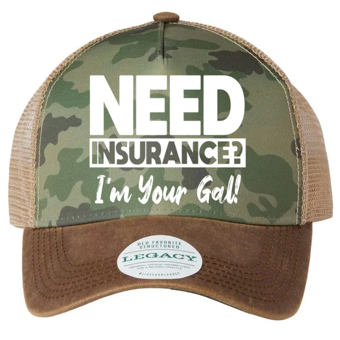 Insurance Agent Need Insurance? Im Your Gal! Great Gift Legacy Tie Dye Trucker Hat