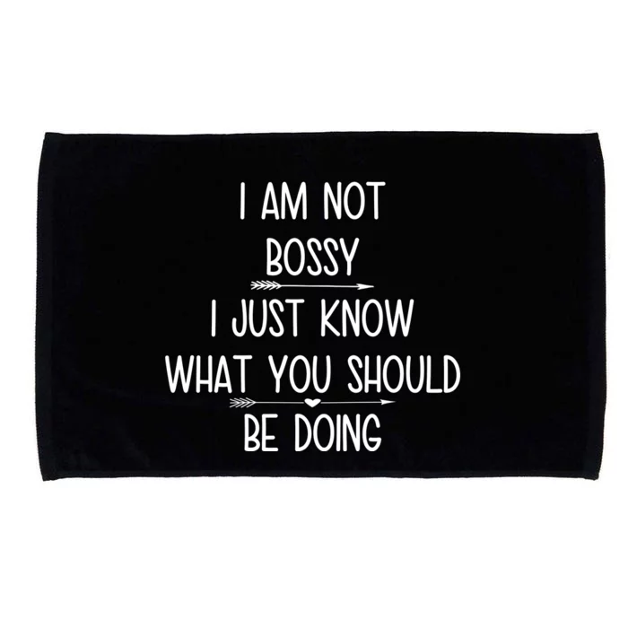 I Am Not Bossy Funny Microfiber Hand Towel