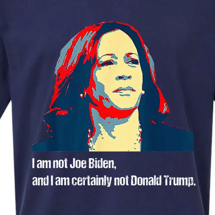 I Am Not Joe Biden And I Am Certainly Not Donald Trump Sueded Cloud Jersey T-Shirt