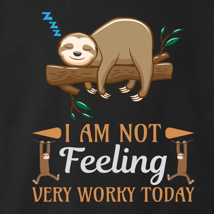 I Am Not Feeling Very Worry Today Toddler Hoodie