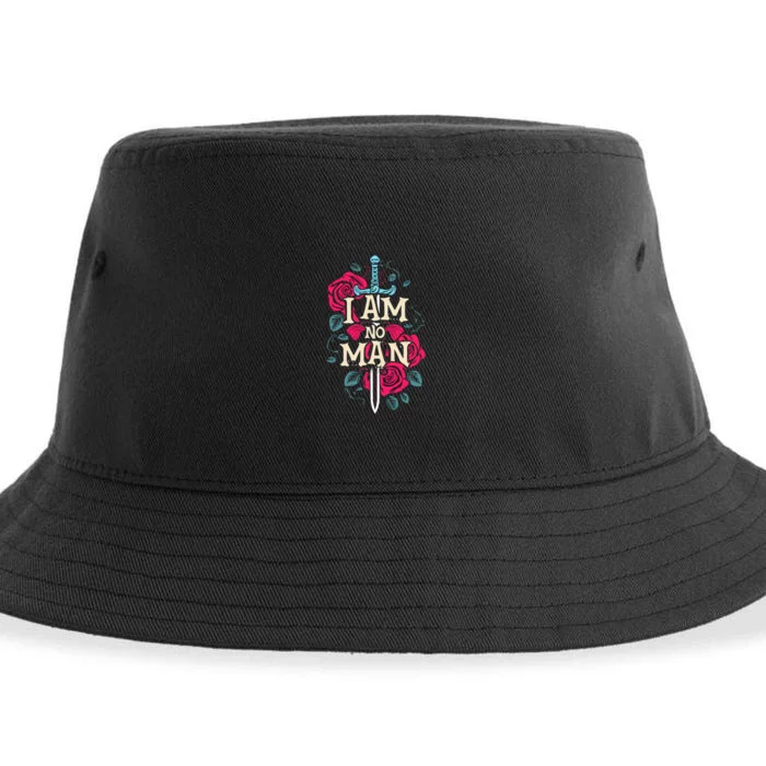 I Am No Man Sustainable Bucket Hat