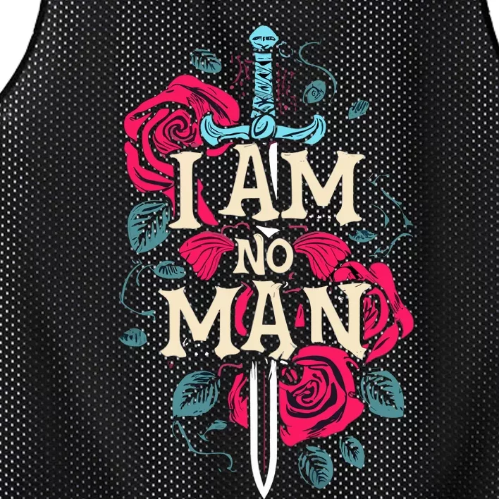 I Am No Man Mesh Reversible Basketball Jersey Tank