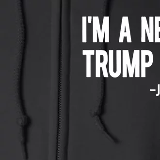 IM A Never Trump Guy J.D. Vance Anti Trump Vance 2024 Full Zip Hoodie