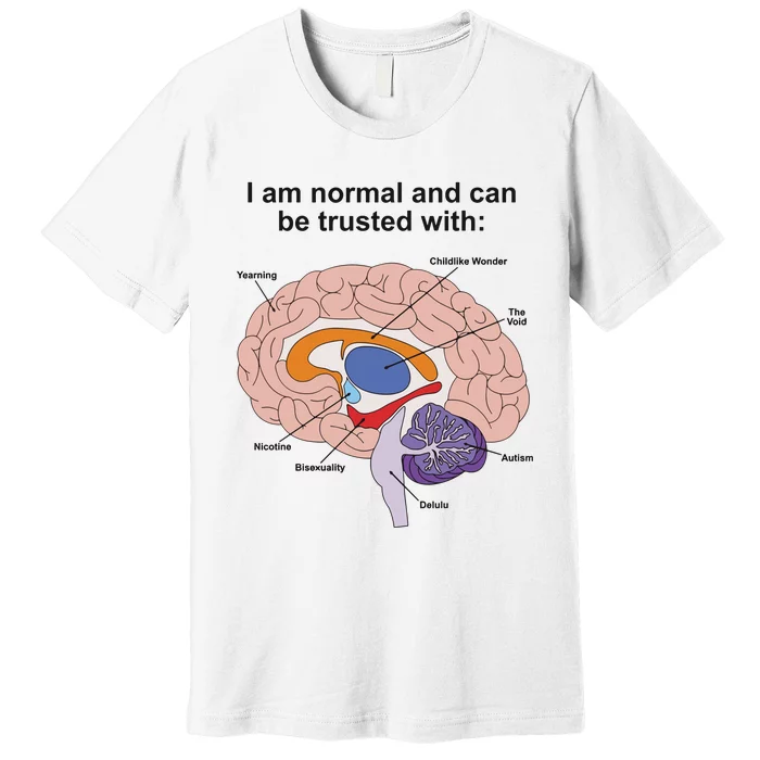 I Am Normal And Can Be Trusted Premium T-Shirt