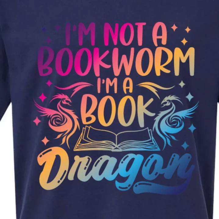 I Am Not A Bookworm I Am A Book Dragon Funny Books Lover Quotes Sueded Cloud Jersey T-Shirt