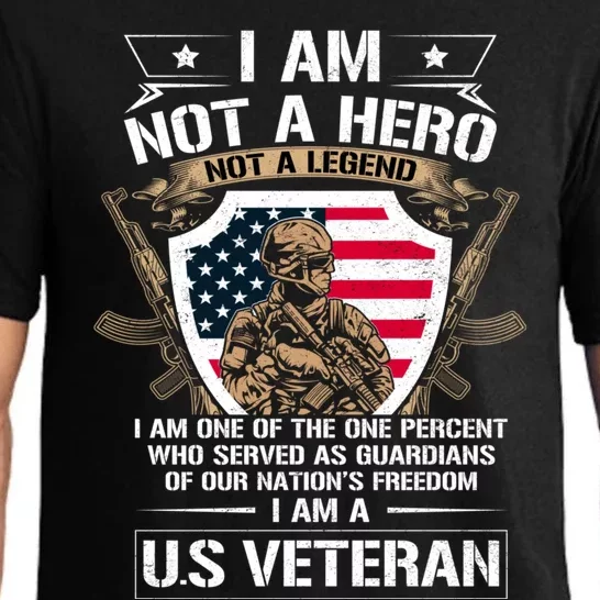 I Am Not A Hero Not A Legend I Am A Us Veteran Usa Military Pajama Set