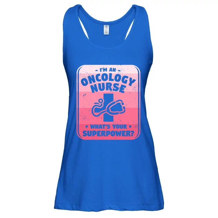 Im An Oncology Nurse Whats Your Superpower Oncologist Gift Ladies Essential Flowy Tank