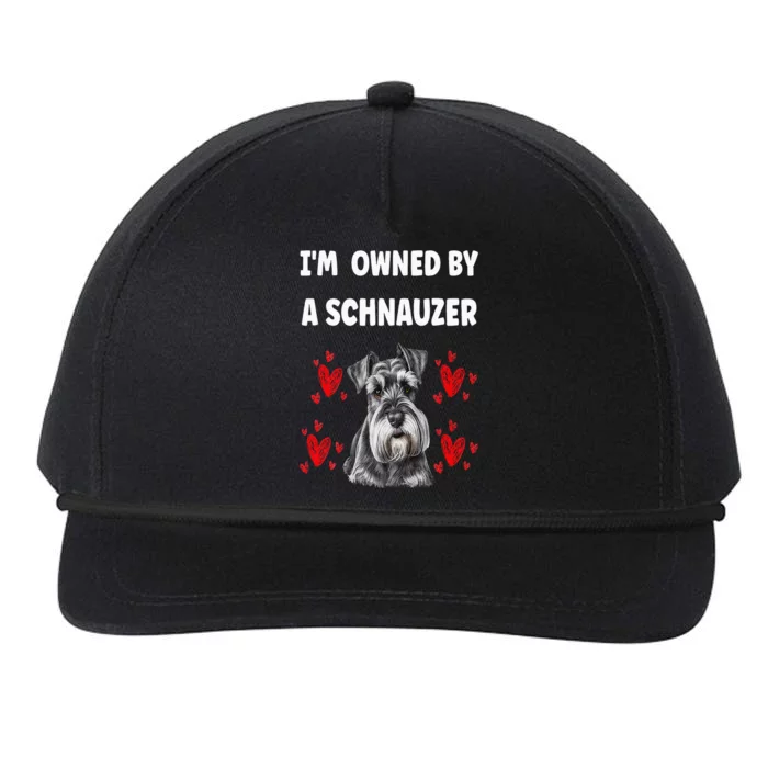 I Am Owned By A Schnauzer Snapback Five-Panel Rope Hat