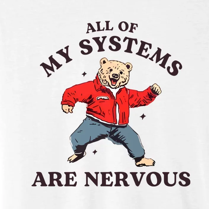 Iswearimnothigh All Of My Systems Are Nervous Bear ChromaSoft Performance T-Shirt