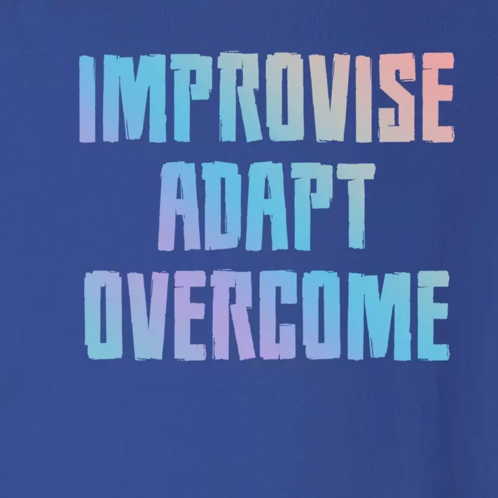 Improvise Adapt Overcome Military Funny Meme Gift Toddler Long Sleeve Shirt