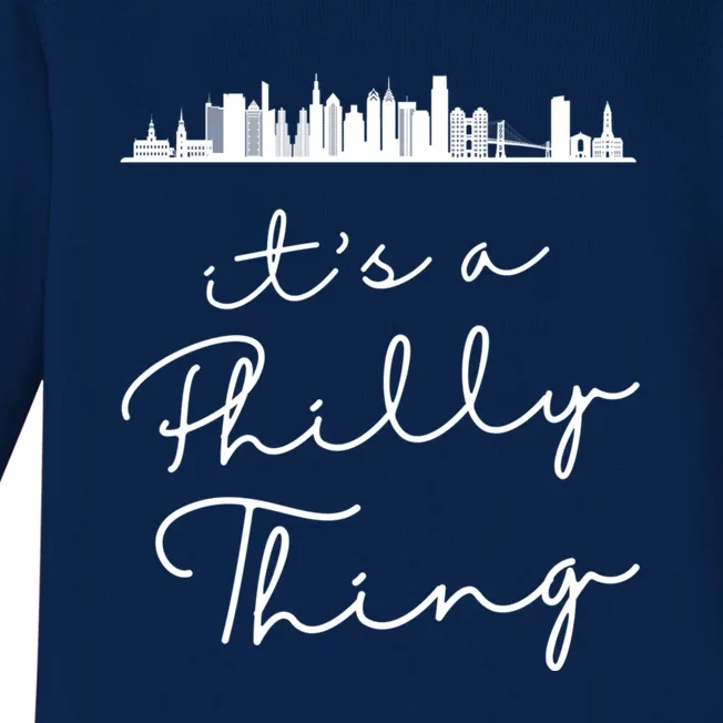 It's A Philly Thing Its A Philly Thing Philadelphia Football Baby Long Sleeve Bodysuit