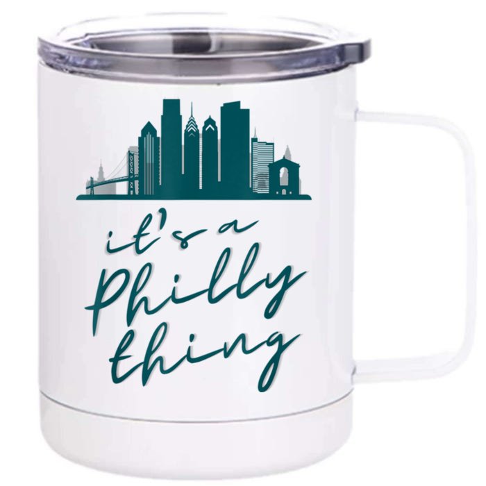 It's A Philly Thing Its A Philly Thing Philadelphia Football Front & Back 12oz Stainless Steel Tumbler Cup