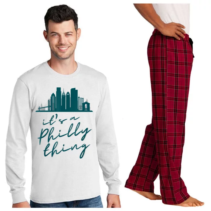 It's A Philly Thing Its A Philly Thing Philadelphia Football Long Sleeve Pajama Set