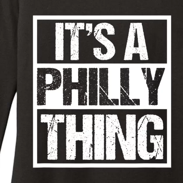 It's A Philly Thing Philadelphia Football Womens CVC Long Sleeve Shirt