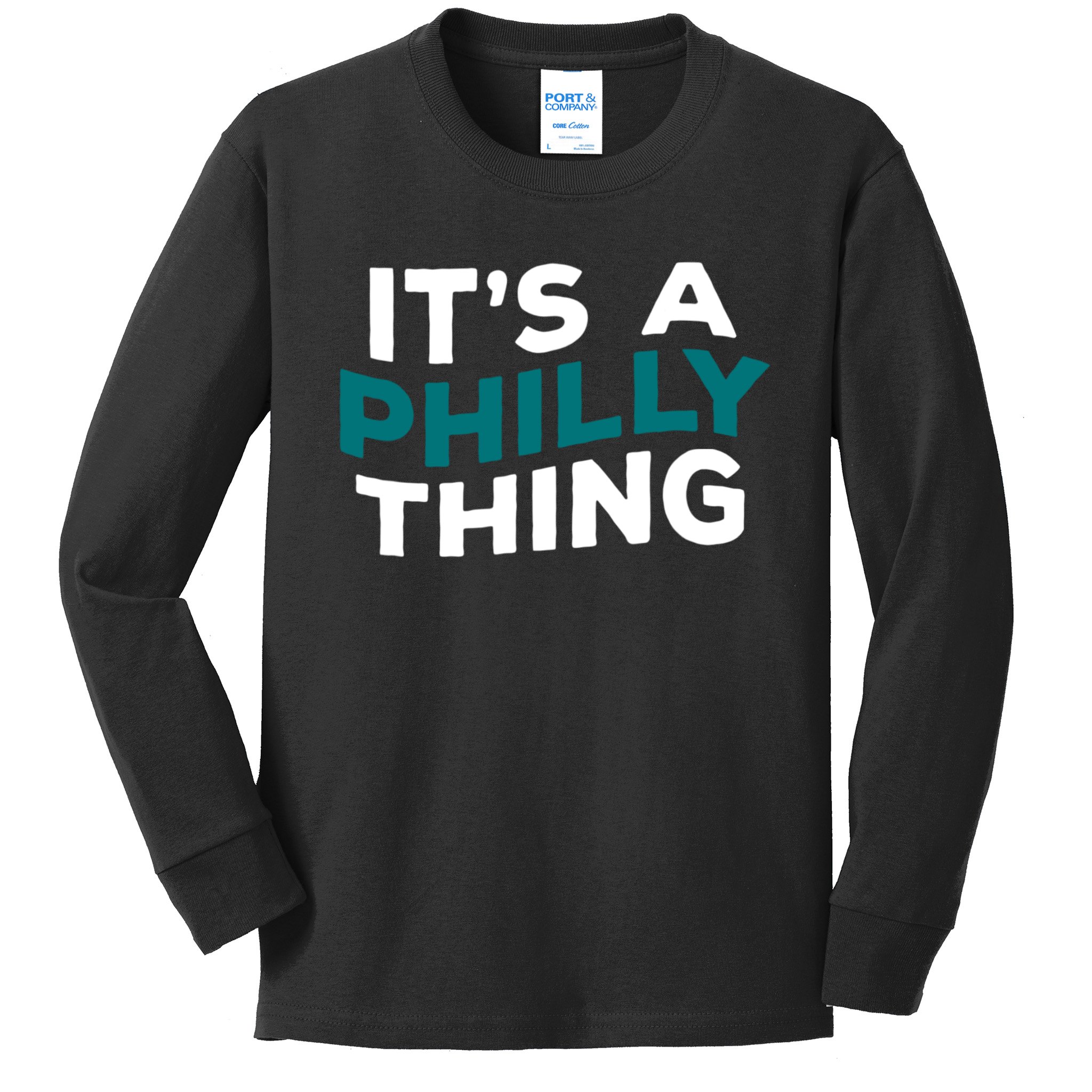 Kids It's A Philly Thing Long Sleeve Athletic Heather / 4T