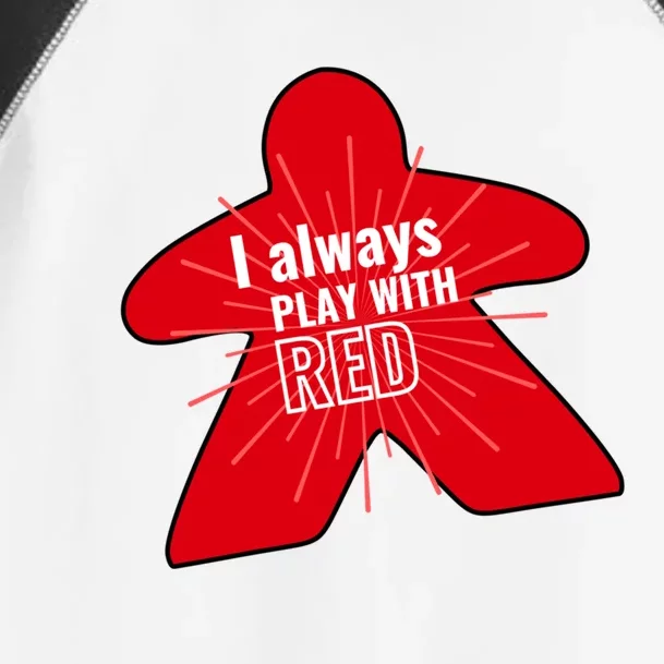 I Always Play With Red Toddler Fine Jersey T-Shirt