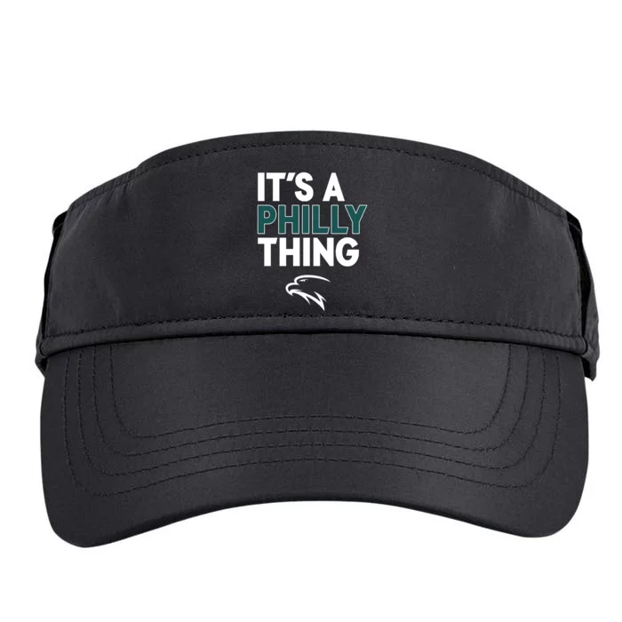 It's A Philly Thing Philadelphia Football Adult Drive Performance Visor