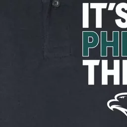 It's A Philly Thing Philadelphia Football Softstyle Adult Sport Polo