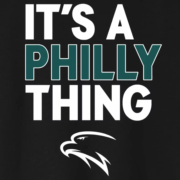 It's A Philly Thing Philadelphia Football Women's Crop Top Tee