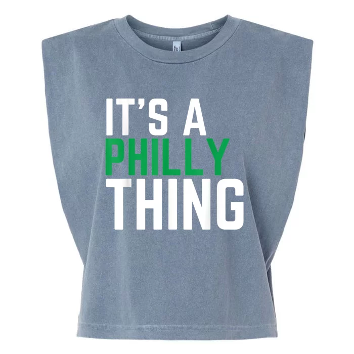 It's A Philly Thing Philadelphia Football Garment-Dyed Women's Muscle Tee