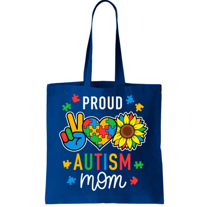 IM A Proud Autism Mom Autism Awareness For Mom Meaningful Gift Tote Bag