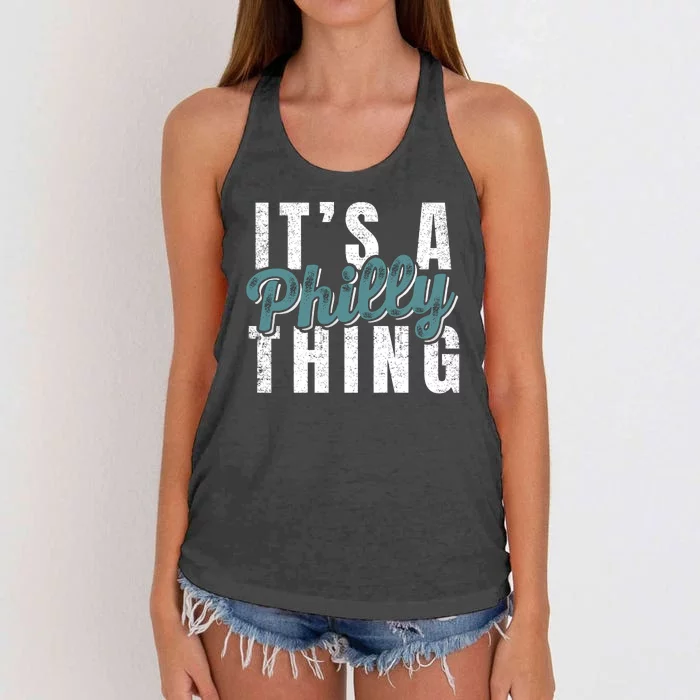 It's A Philly Thing Eagles Football Women's Knotted Racerback Tank