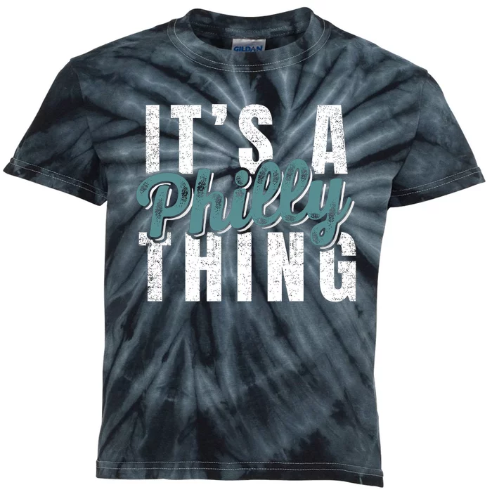 It's A Philly Thing Eagles Football Kids Tie-Dye T-Shirt