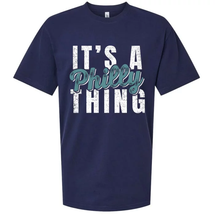 It's A Philly Thing Eagles Football Sueded Cloud Jersey T-Shirt