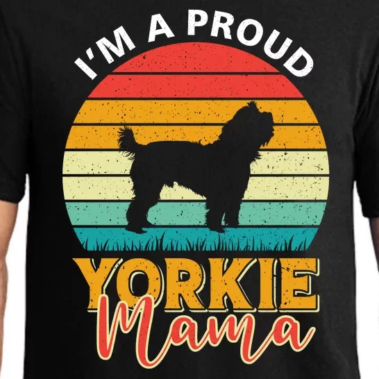 I'm A Proud Yorkie Mama Pajama Set