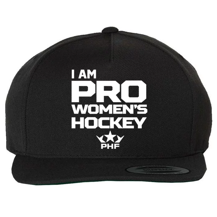 I Am Pro Womens Hockey Wool Snapback Cap