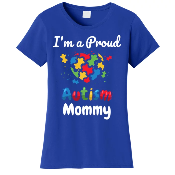 IM A Proud Autism Mommy Mother Mom Heart Gift Women's T-Shirt