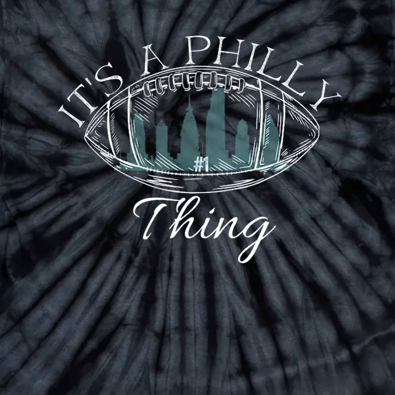 It's A Philly Thing Eagles Football Distressed Retro Tie-Dye T-Shirt