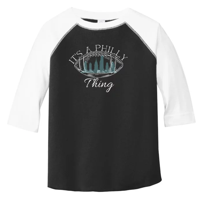 It's A Philly Thing Eagles Football Distressed Retro Toddler Fine Jersey T-Shirt