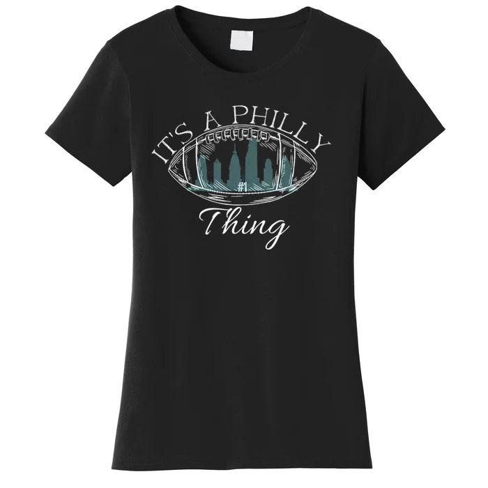 It's A Philly Thing Eagles Football Distressed Retro Women's T-Shirt