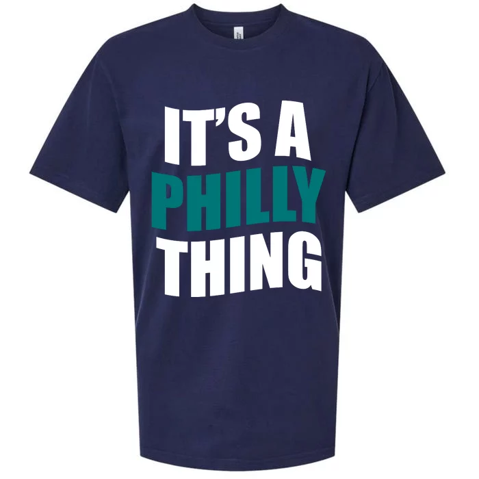 It's A Philly Thing Football Fan Sueded Cloud Jersey T-Shirt