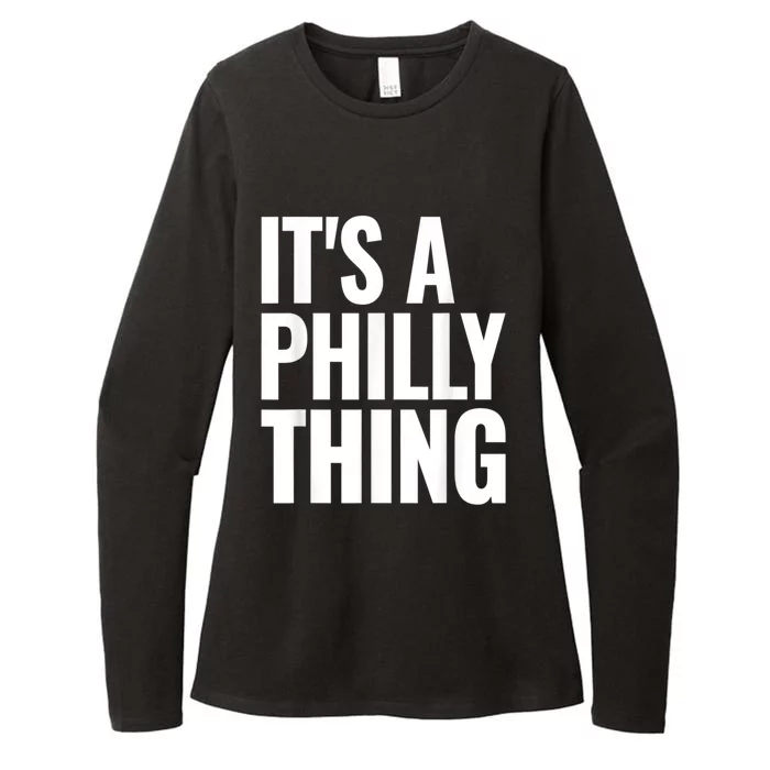 It's A Philly Thing Philadelphia Football Womens CVC Long Sleeve Shirt