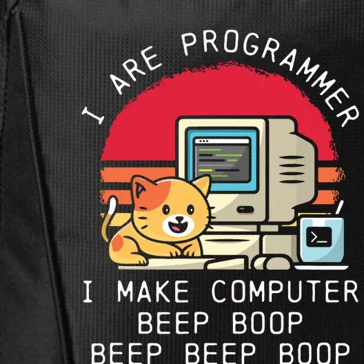 I Are Programmer Cat City Backpack