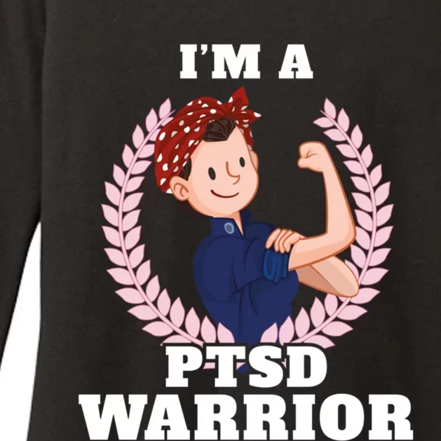 I'm A Ptsd Warrior Posttraumatic Stress Disorder Awareness Gift Womens CVC Long Sleeve Shirt