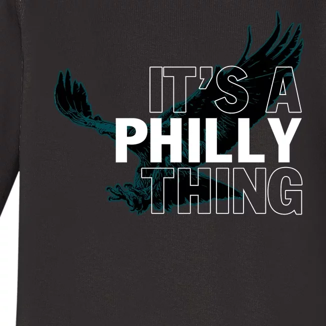 It's A Philly Thing Football Fan Baby Long Sleeve Bodysuit