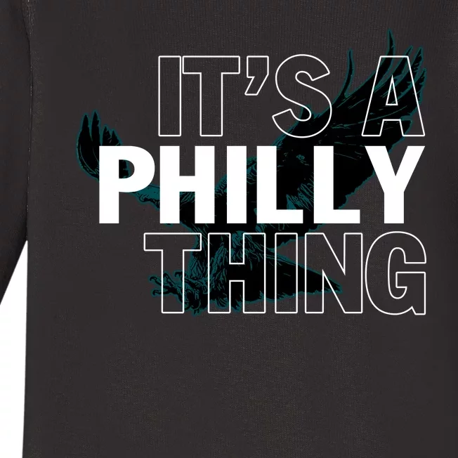 It's A Philly Thing Football Fan Baby Long Sleeve Bodysuit