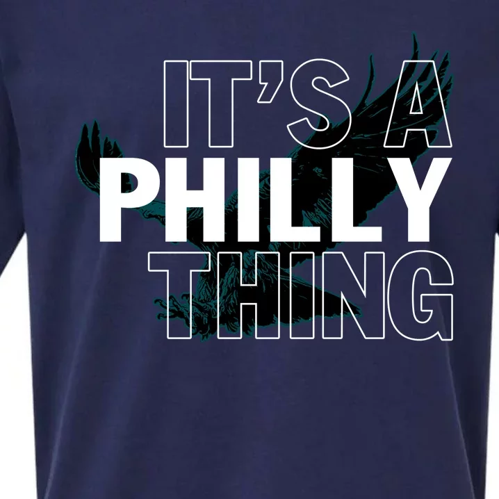 It's A Philly Thing Football Fan Sueded Cloud Jersey T-Shirt