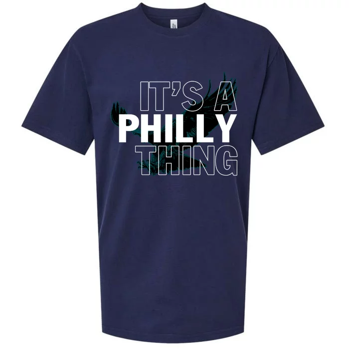 It's A Philly Thing Football Fan Sueded Cloud Jersey T-Shirt