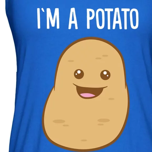 Im A Potato Gift Ladies Essential Flowy Tank