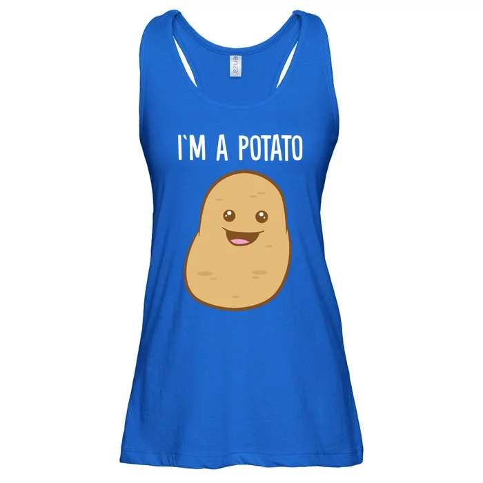 Im A Potato Gift Ladies Essential Flowy Tank